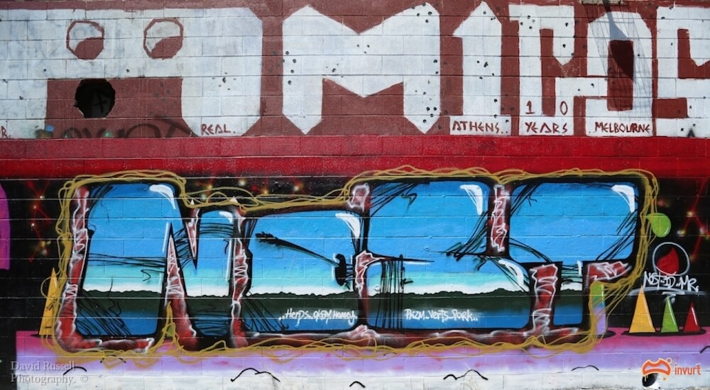 Nost Graffiti in Melbourne 