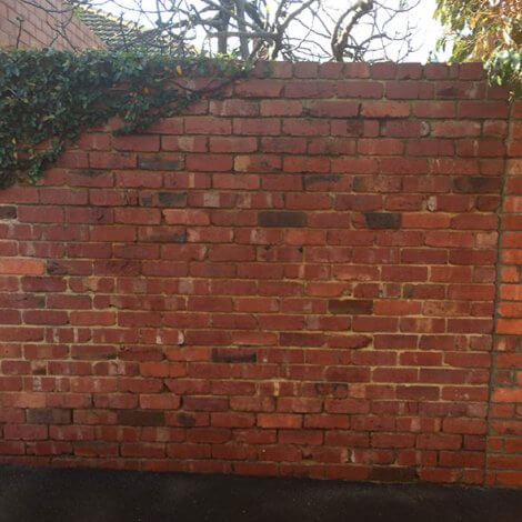 Brick Wall Graffiti Removal