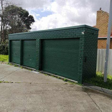 Exterior Warehouse Graffiti Removal