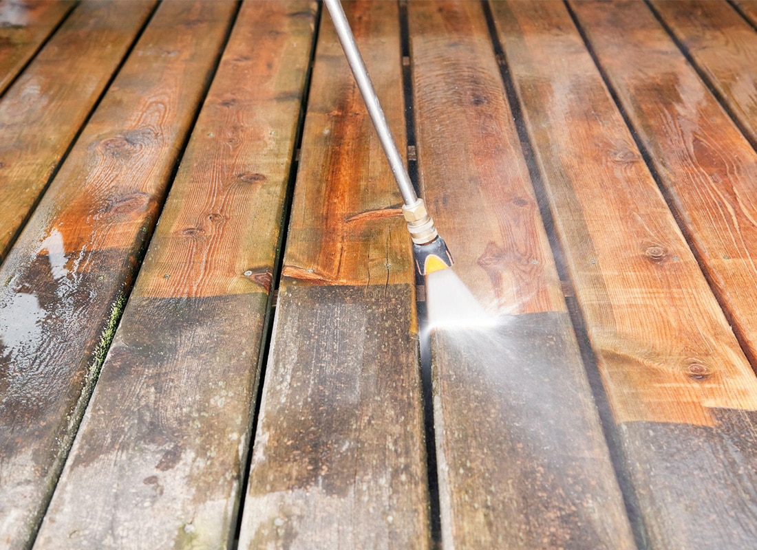 Deck Pressure Washing