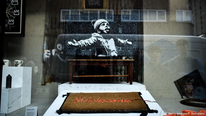Banksy genius or vandal | A Bansky store in London